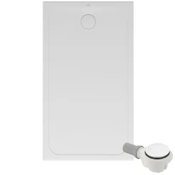 Villeroy & Boch Receveur de douche antidérapant 140 x 90 VILLEROY ET BOCH Lifetime Plus céramique blanc + Bonde blanc