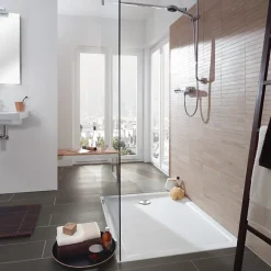 Villeroy & Boch Receveur de douche antidérapant 140 x 90 VILLEROY ET BOCH Lifetime Plus céramique blanc + Bonde blanc
