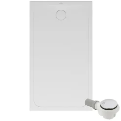 Villeroy & Boch Receveur de douche antidérapant 120 x 90 VILLEROY ET BOCH Lifetime Plus céramique blanc + Bonde chromé* Receveur De Douche