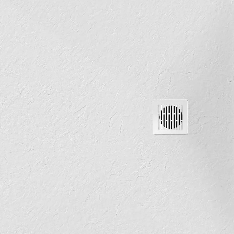GoodHome Receveur de douche blanc en résine L.90 x l.90 cm, Douro* Receveur De Douche
