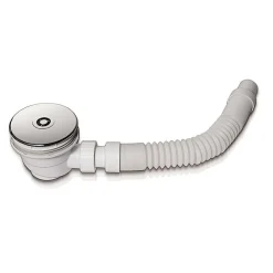 AICA Sanitaire Receveur de douche blanc 90x80x3 cm - Extra plat - Carré - Résine antidérapante avec le bonde de douche et siphon 90cm* Receveur De Douche