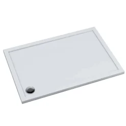 Otitec Receveur de douche en acrylique blanc - rectangulaire - ZAHER - 100 x 90