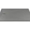 Vente-unique Receveur de douche extra plat à poser ou à encastrer recoupable en résine SMC - Gris - 140 x 90 cm - MIRNOSA