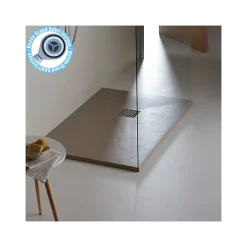 Planète Bain Receveur de douche extra plat à poser 80x140 couleur argile* Receveur De Douche