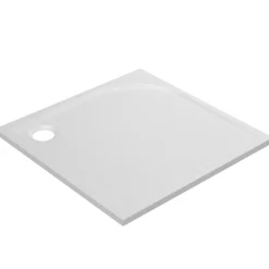 GoodHome Receveur de douche extra-plat l.70 x L.70 cm blanc anti dérapant, Limski* Receveur De Douche