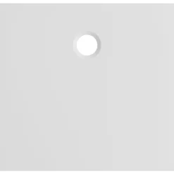 GoodHome Receveur de douche extra-plat l.80 x L.80 cm blanc anti dérapant, Leira