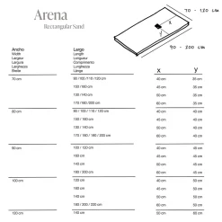 Poalgi Receveur de douche extraplat blanc 100x120 cm Arena -* Receveur De Douche