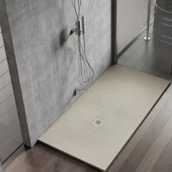 Poalgi Receveur de douche extraplat blanc perle 75x120 cm Hos's -* Receveur De Douche