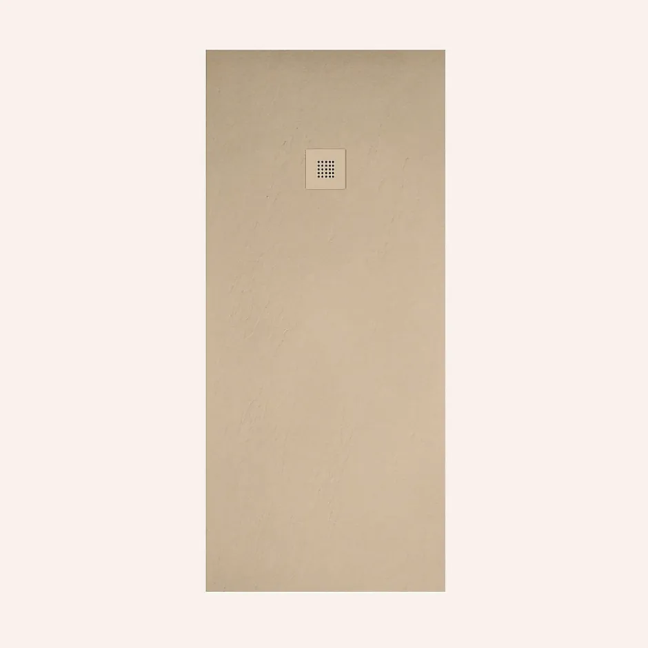 Poalgi Receveur de douche extraplat beige 80x170 cm Hos's -* Receveur De Douche