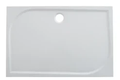 GoodHome Receveur de douche extra-plat l.70 x L.120 cm blanc anti dérapant, Limski* Receveur De Douche