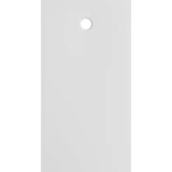 GoodHome Receveur de douche extra-plat l.80 x L.160 cm blanc anti dérapant, Leira* Receveur De Douche