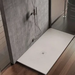 Poalgi Receveur de douche extraplat blanc 80x150 cm Hos's -