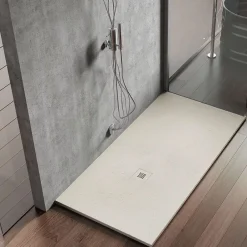 Poalgi Receveur de douche extraplat blanc ivoire 90x110 cm Hos's -* Receveur De Douche