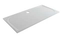GoodHome Receveur de douche extra-plat l.90 x L.160 cm blanc anti dérapant, Limski* Receveur De Douche