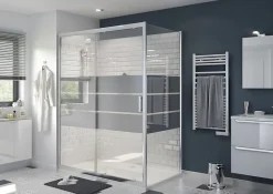 GoodHome Receveur de douche extra-plat l.90 x L.160 cm blanc anti dérapant, Limski* Receveur De Douche
