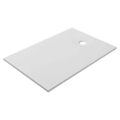 GoodHome Receveur de douche extra-plat l.90 x L.140 cm blanc anti dérapant, Leira* Receveur De Douche