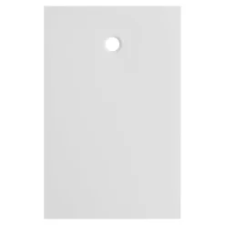 GoodHome Receveur de douche extra-plat l.90 x L.140 cm blanc anti dérapant, Leira* Receveur De Douche