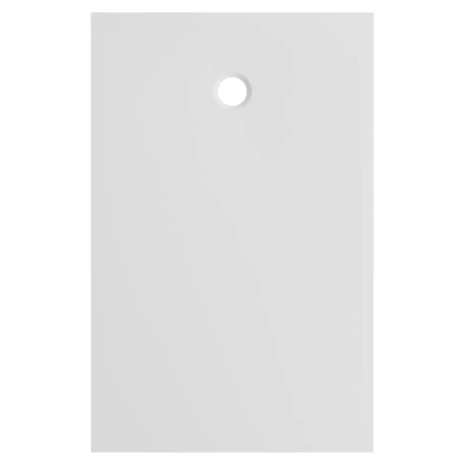 GoodHome Receveur de douche extra-plat l.90 x L.140 cm blanc anti dérapant, Leira* Receveur De Douche