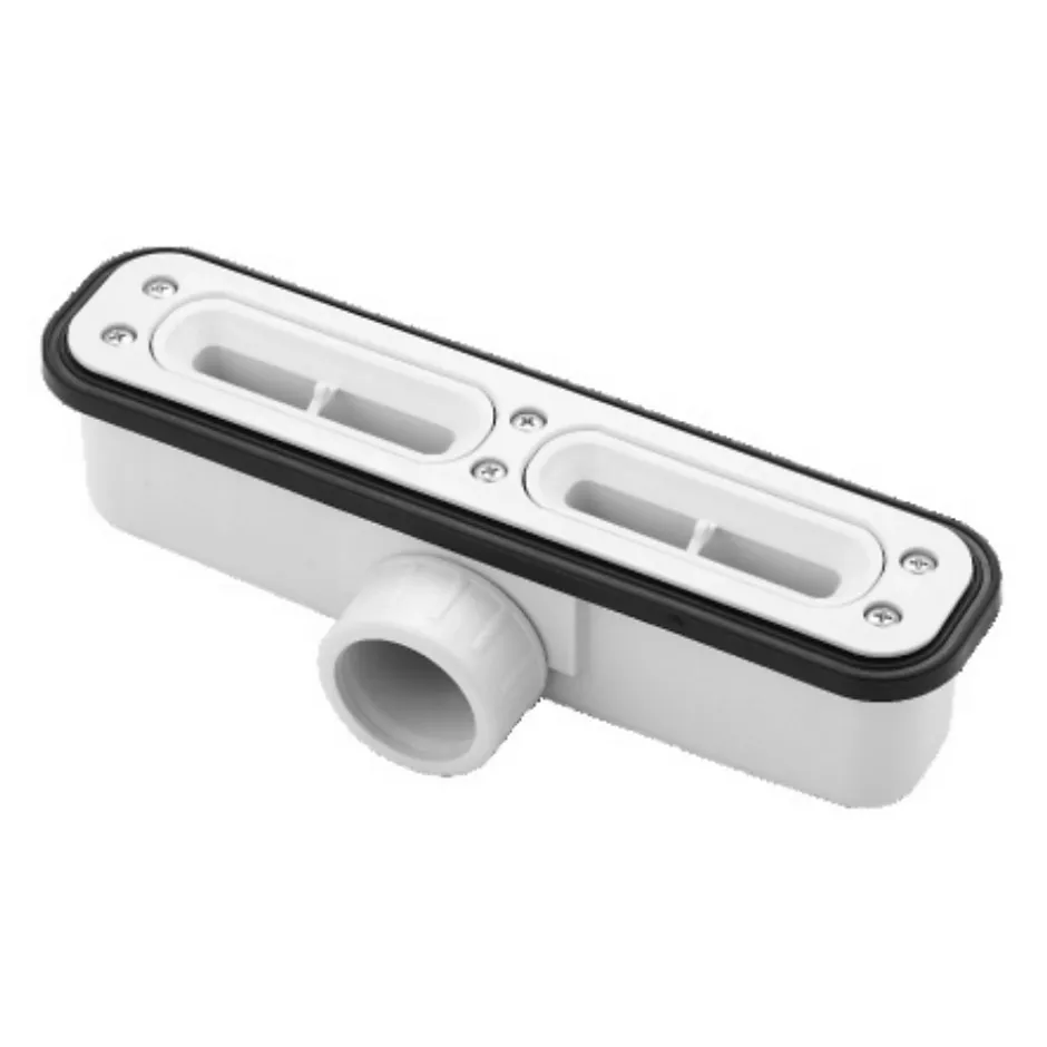 Lavaberg Receveur de Douche Extraplat 180x80cm Blanc - Résine Minérale - Antidérapant - Effet Ardoise - Bonde Incluse -* Receveur De Douche