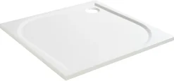 GoodHome Receveur de douche extra-plat l.80 x L.80 cm blanc anti dérapant, Limski* Receveur De Douche