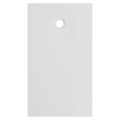 GoodHome Receveur de douche extra-plat l.80 x L.140 cm blanc anti dérapant, Leira