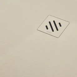 Sanizéo Receveur de Douche Extraplat 80x180cm Beige - Résine Minérale - Antidérapant - Effet Pierre Naturelle - RÉSIGRÈS.* Receveur De Douche
