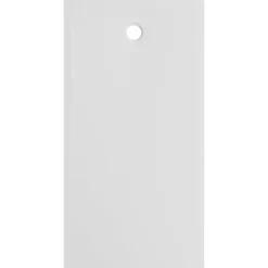 GoodHome Receveur de douche extra-plat l.80 x L.100 cm blanc anti dérapant, Leira* Receveur De Douche