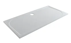 GoodHome Receveur de douche extra-plat l.80 x L.160 cm blanc anti dérapant, Limski