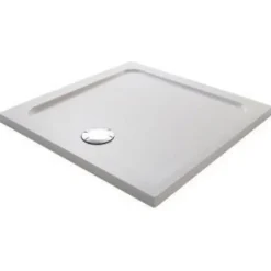 Jacob Delafon Receveur de douche Flight carré extra plat Douche italienne 90 x 90, blanc
