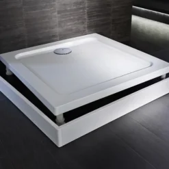 Jacob Delafon Receveur de douche Flight carré extra plat Douche italienne 90 x 90, blanc
