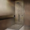 Onbath'S Receveur de douche pierre naturelle ardoise claire 120x90 cm extra plat grille carrée* Receveur De Douche