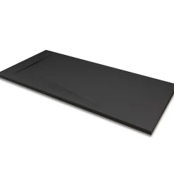 Saniverre Receveur de douche POLAR noir extra-plat effet pierre 80 x 160 cm + bonde* Receveur De Douche