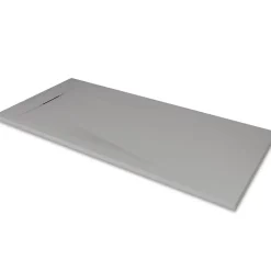 Saniverre Receveur de douche POLAR gris extra-plat effet pierre 80 x 120 cm + bonde* Receveur De Douche