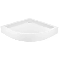 Receveur de douche quart de cercle à poser 90 x 90 cm, Dommel* Receveur De Douche