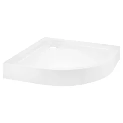 Receveur de douche quart de cercle à poser 80 x 80 cm, Dommel* Receveur De Douche