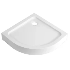 Receveur de douche quart de cercle à poser 80 x 80 cm, Dommel* Receveur De Douche