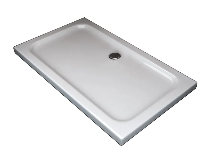 Laneri Receveur de douche rectangulaire surbaissé en Abs avec bonde inclus H. 5 cm - 80 x 140* Receveur De Douche