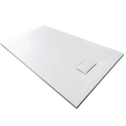 Bernstein Receveur de douche rectangulaire 80x100cm en SMC - 3,7cm de hauteur - sans système d'évacutation* Receveur De Douche