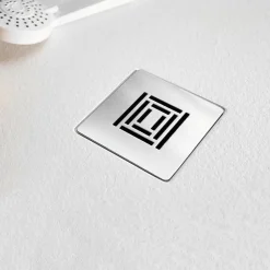 Sanycces Receveur de douche ultra-léger LOGIC - 100 x 70 cm - Blanc - Résistant et Facile à installer - Salle de bain - Douche* Receveur De Douche