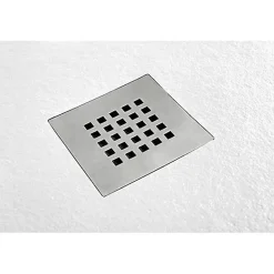 Frascio New Tecnology Receveur de Douche 100X180 cm Ligne Vulcano Fin Blanc Perle Ral 1013 en Résine Synthétique et Poudre de Marbre - FRASCIO
