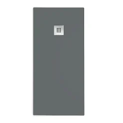 Stano Receveur de douche 90x170cm extra plat MADISON en resine surface ardoisee anthracite* Receveur De Douche