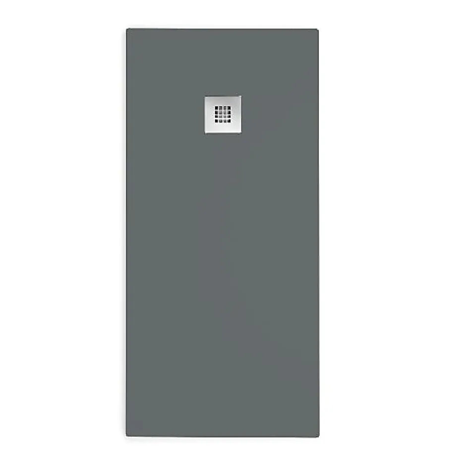 Stano Receveur de douche 90x170cm extra plat MADISON en resine surface ardoisee anthracite* Receveur De Douche