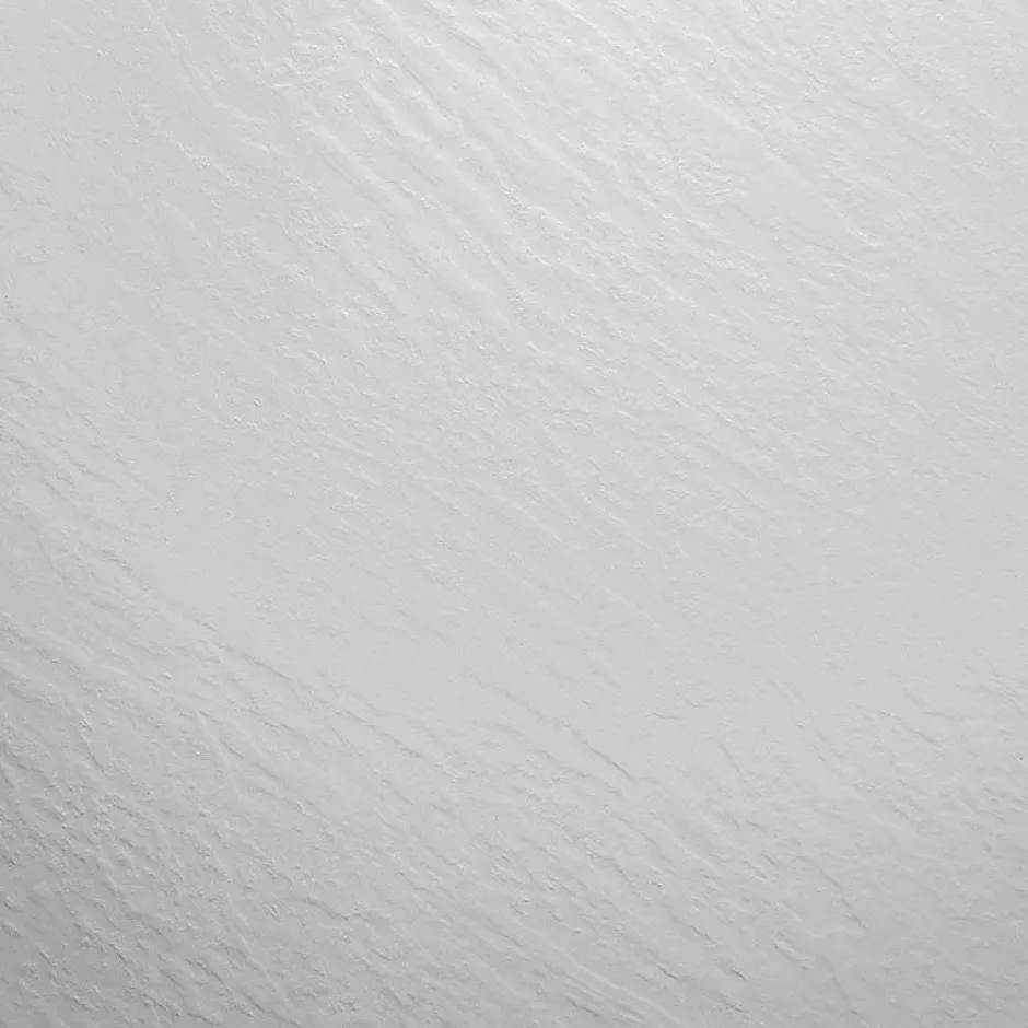 Essebagno Receveur Résine 120 x 80 Façon Ardoise Blanc