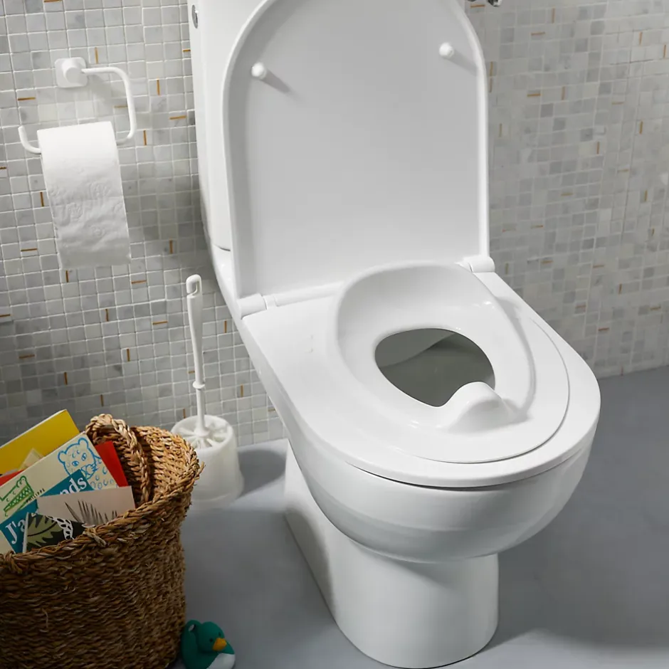GoodHome Reducteur Abattant WC Yalu blanc