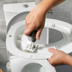 GoodHome Reducteur Abattant WC Yalu blanc