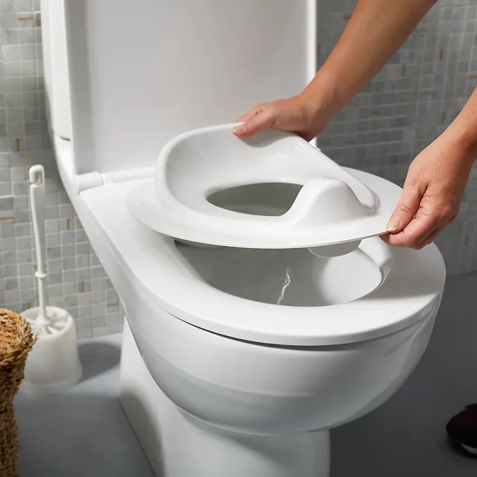 GoodHome Reducteur Abattant WC Yalu blanc