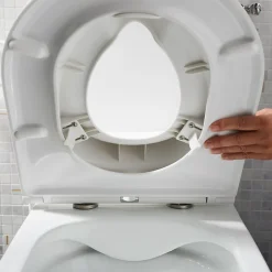 GoodHome Reducteur Abattant WC Yalu blanc