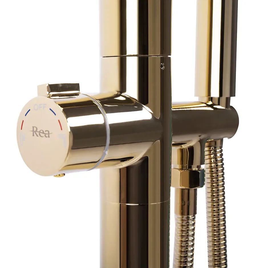 Rea Robinet autoportant Clark Gold* Robinet Lave-Mains