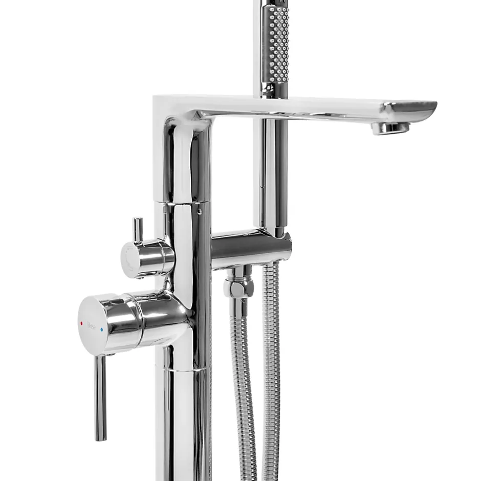 Rea Robinet autoportant Flores Chrome* Robinet Lave-Mains