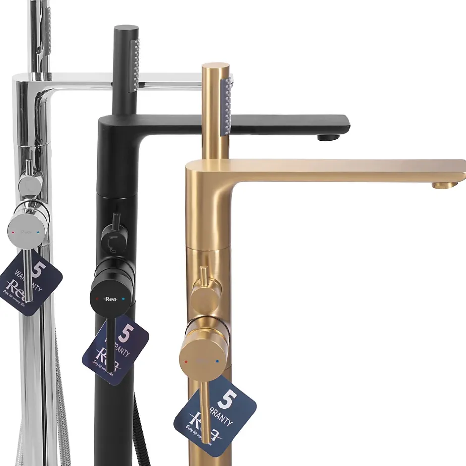 Rea Robinet autoportant Flores Chrome* Robinet Lave-Mains